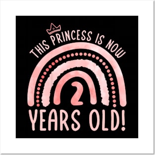 Kids This Princess Is 2 Years Old 2Nd Birthday Second Birthday Posters and Art